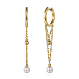 14K Yellow Gold Earring EG15164Y4JPL