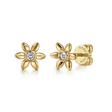 14K Yellow Gold Earring EG15165Y4JWS