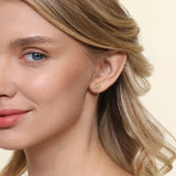 14K Yellow Gold Earring EG15165Y4JWS