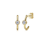 14K Yellow Gold Earring EG15166Y4JWS