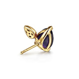 14K Yellow Gold, 14K White Gold Earring EG15193M45AM