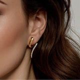 14K Yellow Gold Earring EG15216Y45JJ