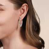 14K Yellow Gold, Sterling Silver (925) Earring EG15297MZJJJ