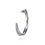 14K Yellow Gold, Sterling Silver (925) Earring EG15297MZJJJ