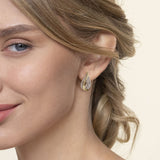 14K Yellow Gold, Sterling Silver (925) Earring EG15302MZJJJ