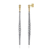 14K Yellow Gold, 14K White Gold Earring EG15310M45JJ