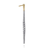 14K Yellow Gold, 14K White Gold Earring EG15310M45JJ