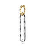 14K Yellow Gold, 14K White Gold Earring EG15316M45JJ
