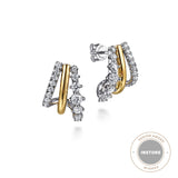 14K Yellow Gold, 14K White Gold Earring EG15329M45JJ