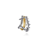 14K Yellow Gold, 14K White Gold Earring EG15329M45JJ