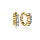 14K Yellow Gold, 14K White Gold Earring EG15339M45JJ
