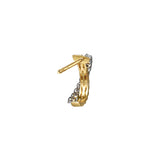 14K Yellow Gold, 14K White Gold Earring EG15342M45JJ