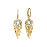 14K Yellow Gold, 14K White Gold Earring EG15347M45JJ