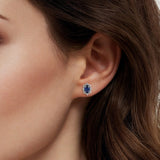 14K White Gold Earring EG15383W45SA