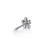 14K Yellow Gold, Sterling Silver (925) Earring EG15426MZ5JJ