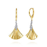 14K Yellow Gold, 14K White Gold Earring EG15517M45JJ