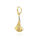14K Yellow Gold, 14K White Gold Earring EG15517M45JJ