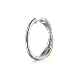 14K Yellow Gold, Sterling Silver (925) Earring EG15541MZJJJ