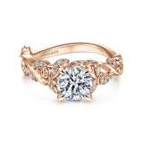 14K White Gold Engagement Ring ER15207R4W44JJ