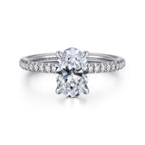 14K White Gold Engagement Ring ER15525R8W44JJ
