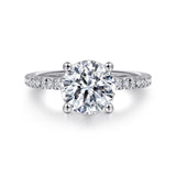 14K White Gold Engagement Ring ER15525R8W44JJ
