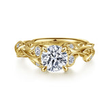 14K White Gold Engagement Ring ER15626R4W44JJ