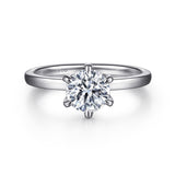 14K White Gold Engagement Ring ER15702R4W4JJJ