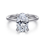 14K White Gold Engagement Ring ER15739R8W44JJ