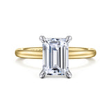 14K Yellow Gold, 14K White Gold Engagement Ring ER15972O8M44JJ
