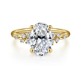 14K Yellow Gold Engagement Ring ER15973R4Y44JJ