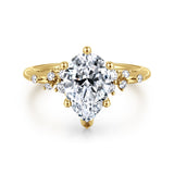 14K Yellow Gold Engagement Ring ER15973R4Y44JJ