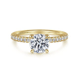 14K White Gold Engagement Ring ER16058E8W44JJ