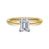 14K Yellow Gold, 14K White Gold Engagement Ring ER16117E4M44JJ
