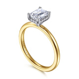 14K Yellow Gold, 14K White Gold Engagement Ring ER16117E4M44JJ