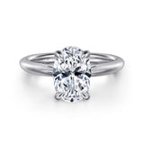 14K White Gold Engagement Ring ER16132O8W4JJJ