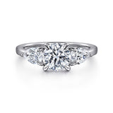 14K White Gold Engagement Ring ER16135R4W44JJ