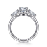 14K White Gold Engagement Ring ER16135R4W44JJ