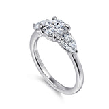 14K White Gold Engagement Ring ER16135R4W44JJ