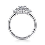 14K White Gold Engagement Ring ER16136R4W44JJ