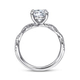 14K White Gold Engagement Ring ER16142R6W44JJ
