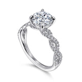 14K White Gold Engagement Ring ER16142R6W44JJ