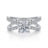 14K White Gold Engagement Ring ER16182R6W44JJ