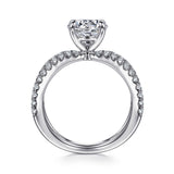 14K White Gold Engagement Ring ER16182R6W44JJ