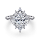 14K Yellow Gold Engagement Ring ER16185O6Y44JJ