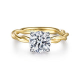 14K Yellow Gold, 14K White Gold Engagement Ring ER16188R6M4JJJ