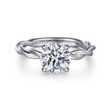 14K Yellow Gold, 14K White Gold Engagement Ring ER16188R6M4JJJ