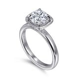 14K White Gold Engagement Ring ER16189R6W44JJ