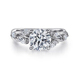 14K White Gold Engagement Ring ER16195R6W43JJ