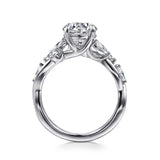 14K White Gold Engagement Ring ER16195R6W43JJ