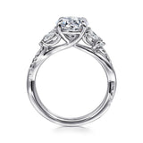14K White Gold Engagement Ring ER16196R6W44JJ